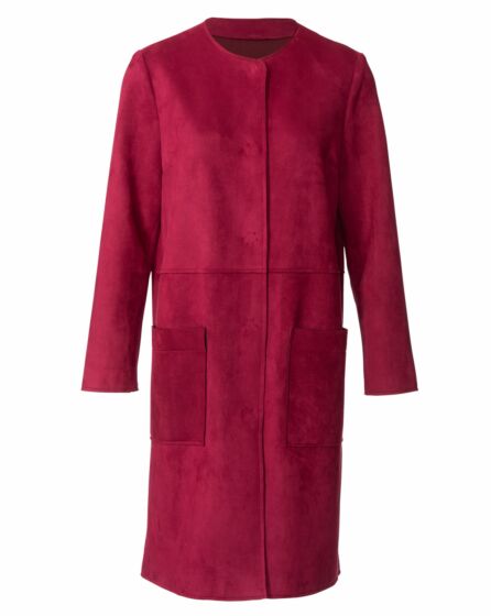 Manteau en Imiation suede n°101 | Burda Style 01/22