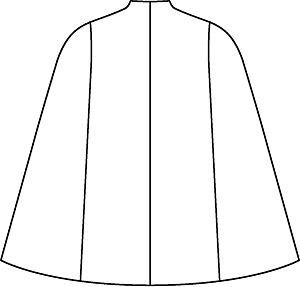 Cape en Twill , Cuir n°124 | Burda Style 01/22