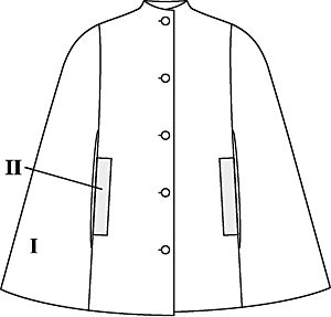 Cape en Twill , Cuir n°124 | Burda Style 01/22