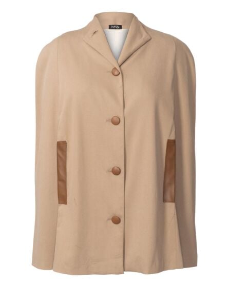 Cape en Twill , Cuir n°124 | Burda Style 01/22