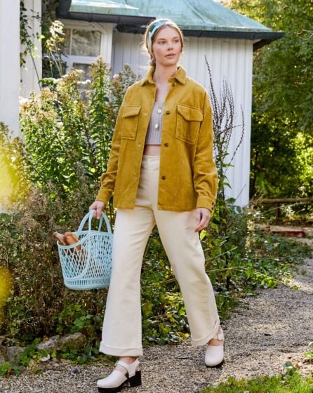Chemise en Velours n°107 | Burda Style 03/22