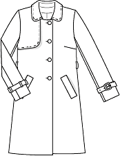 Manteau en Coton n°113 | Burda Style 03/22