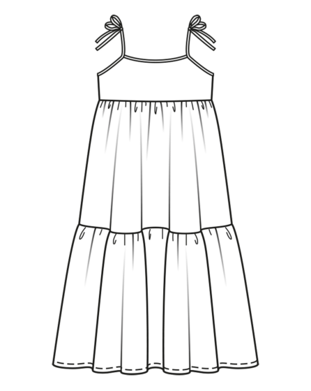 Robe en Seersucker n°103 | Burda Style 04/22