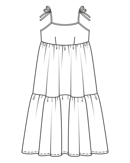 Robe en Seersucker n°103 | Burda Style 04/22