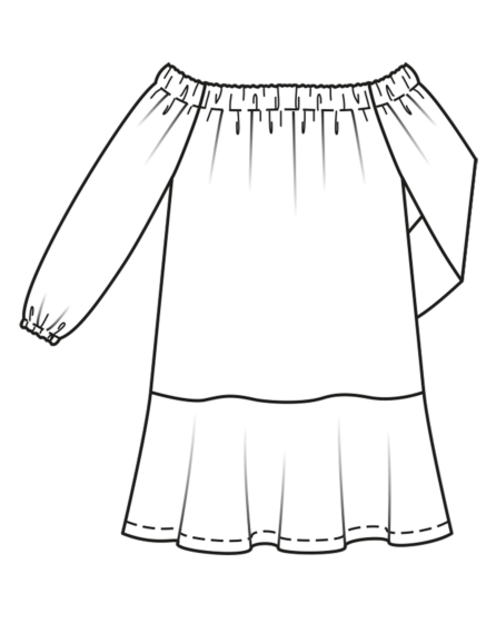 Robe en Jersey n°112 | Burda Style 04/22