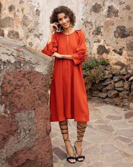 Robe en Viscose n°115 | Burda Style 04/22