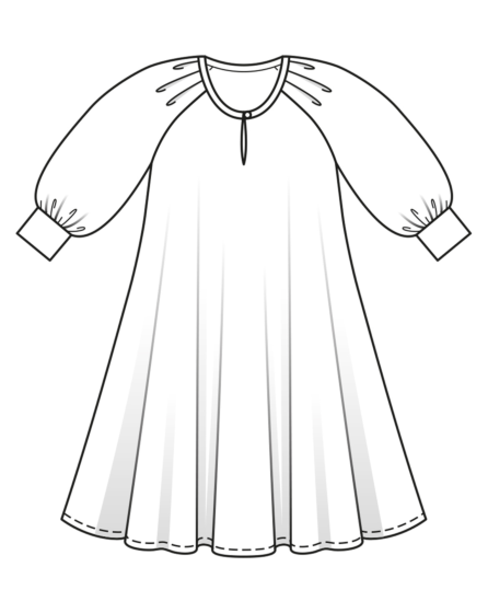 Robe en Viscose n°115 | Burda Style 04/22