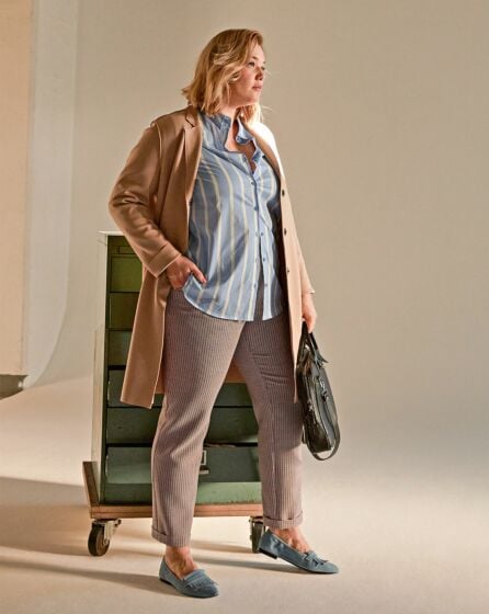 Pantalon en Polyester n°415 | Burda Style HS Curvy Printemps/Été/22