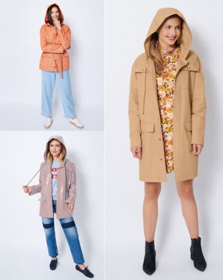 Veste à capuche en coton enduit n° 5 | Burda Easy n°2 Mar/Avr/2022