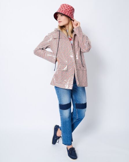 Veste à capuche en coton enduit n° 5 | Burda Easy n°2 Mar/Avr/2022