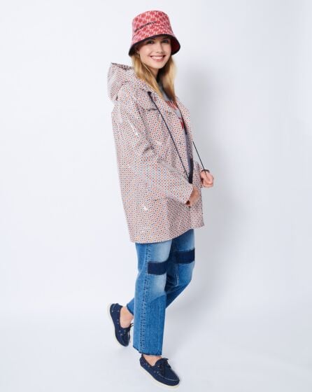 Veste à capuche en coton enduit n° 5 | Burda Easy n°2 Mar/Avr/2022