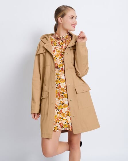Veste à capuche en coton enduit n° 5 | Burda Easy n°2 Mar/Avr/2022