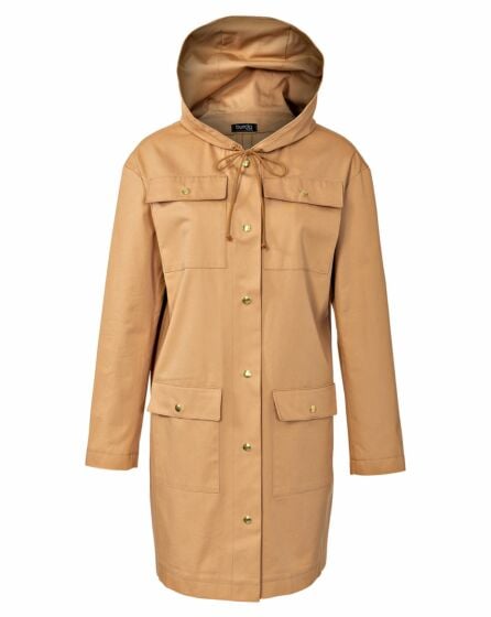 Veste à capuche en coton enduit n° 5 | Burda Easy n°2 Mar/Avr/2022