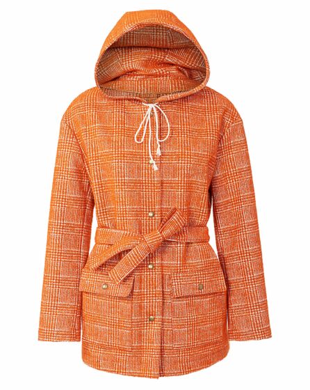 Veste à capuche en coton enduit n° 5 | Burda Easy n°2 Mar/Avr/2022
