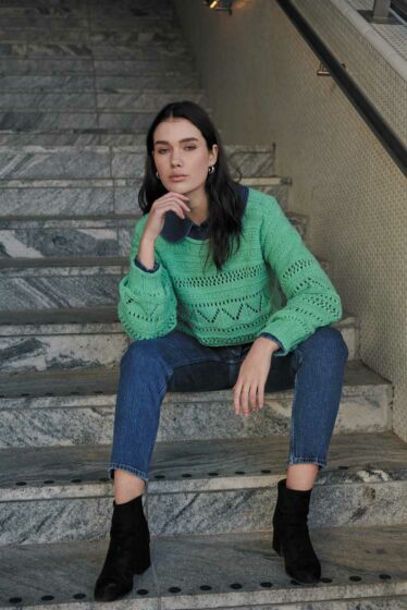Pullover en point ajouré #18 | Burda Mailles n°15 - 2022