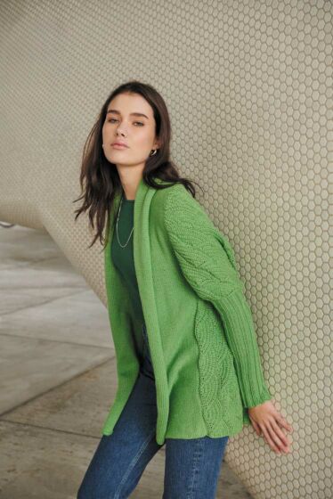Veste en point fantaisie #26 | Burda Mailles n°15 - 2022