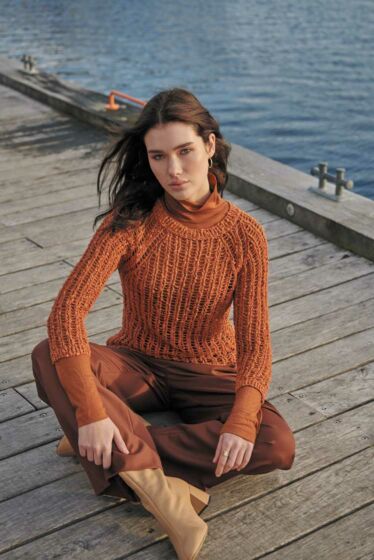 Pullover en point ajouré #28 | Burda Mailles n°15 - 2022