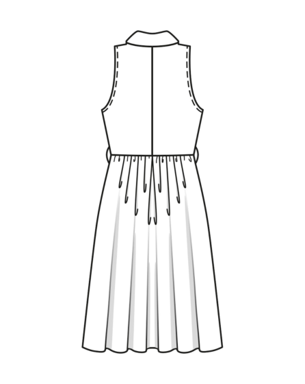 Robe chemisier en Polyester n°102 | Burda Style 05/22