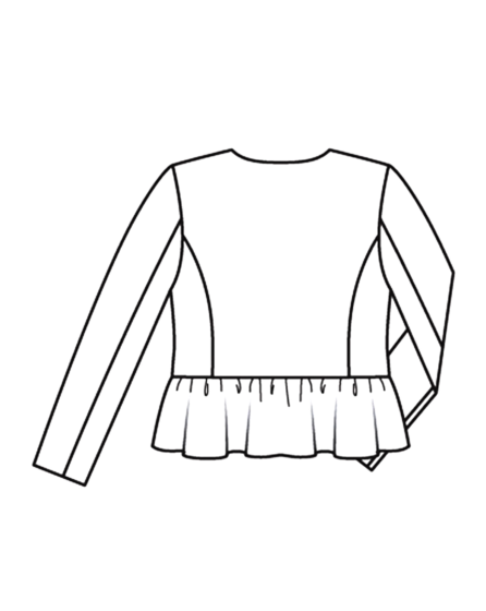 Veste en coton mélangé n°117 | Burda Style 06/22