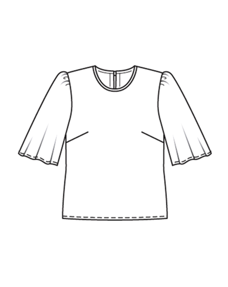 Top en viscose n°119 | Burda Style 06/22