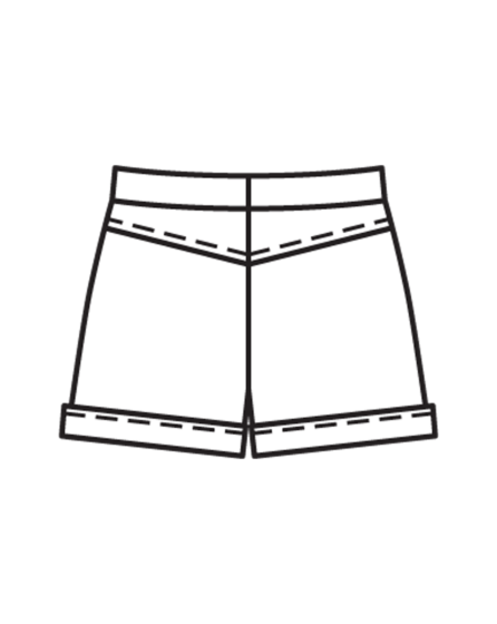 Short pour enfants en coton n°132 | Burda Style 06/22