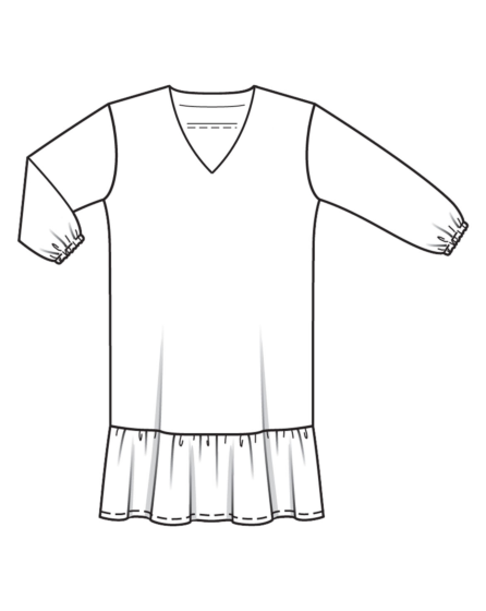 Robe en voile n° 2 | Burda Easy n°3 Mai/Juin/2022