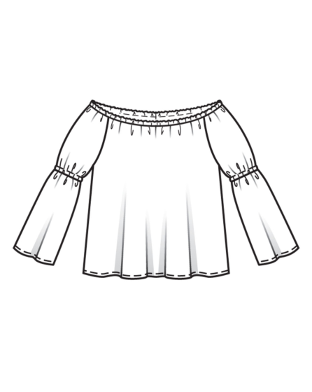 Top en voile n° 5 | Burda Easy n°3 Mai/Juin/2022