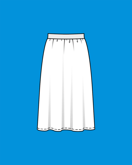 Jupe élastiquée | Cours de couture n°4 - Burda Style HS Beginner