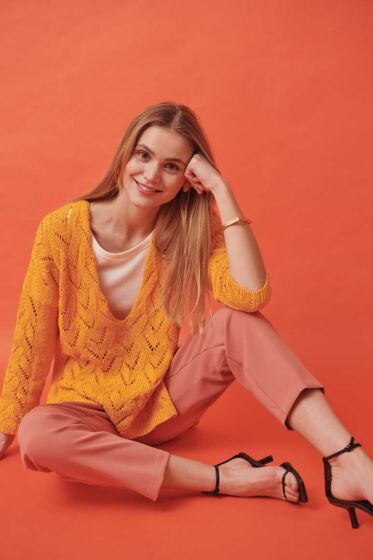 Pullover en point ajouré #25 | Burda Mailles n°16 - 2022