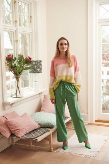 Pullover rayé en mohair #29 | Burda Mailles n°16 - 2022
