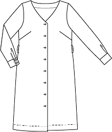 Robe en Lyocell/tencel n°408 | Burda Plus 01/21