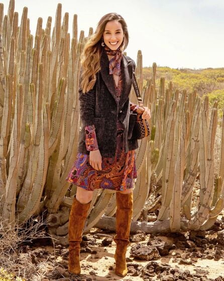 Veste en velours n°104 | Burda Style 08/22