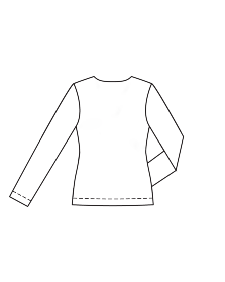 T-shirt en Jersey n°107 | Burda Style 08/22