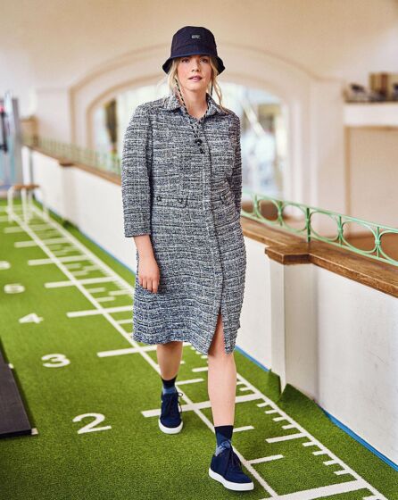 Robe en bouclé n°126 | Burda Style 08/22