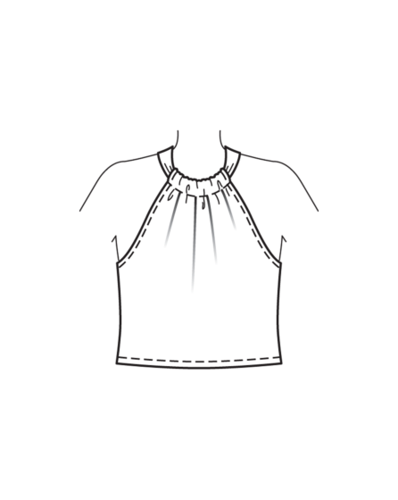 Top en tissu léger n° 2 | Burda Easy n°4 Juillet/Août/2022