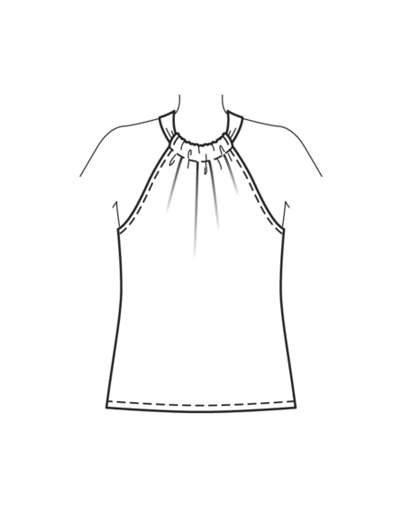 Top en tissu léger n° 2 | Burda Easy n°4 Juillet/Août/2022