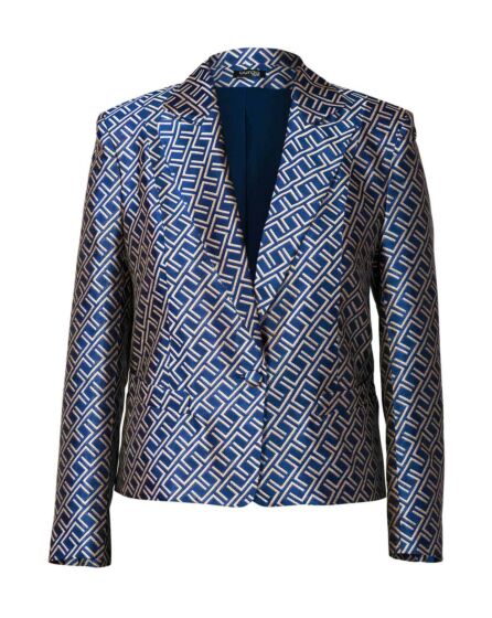 Blazer en jacquard n°411 | Burda Curvy Automne/Hiver 22