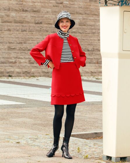 Jupe en crêpe de laine n°117 | Burda Style 10/22