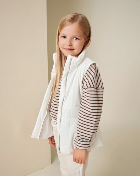 Gilet kids en tissu matelassé n°131 | Burda Style 10/22