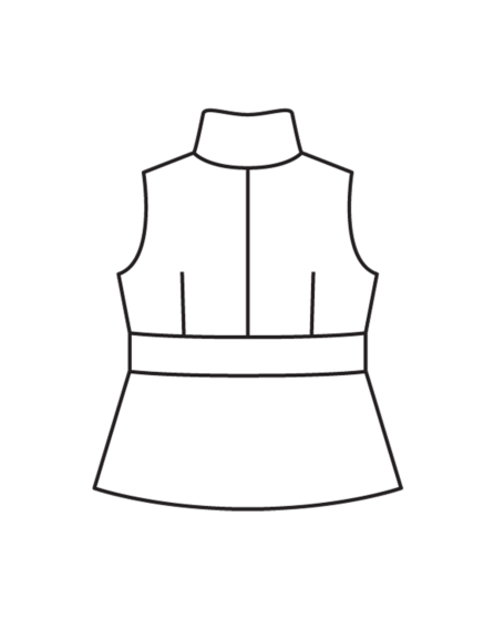 Gilet kids en tissu matelassé n°131 | Burda Style 10/22