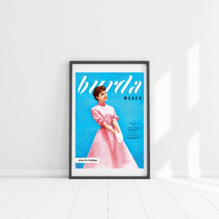 Poster A2 - couverture bleue année 50/60