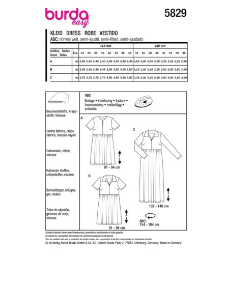 Robe & Blouse n°5829 Printemps/Été 2024