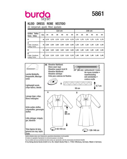 Robe n°5861 Automne/Hiver 2023