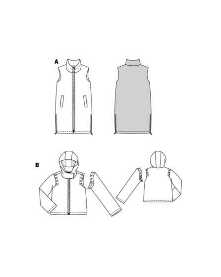 Gilet & veste n°5869 Automne/Hiver 2023