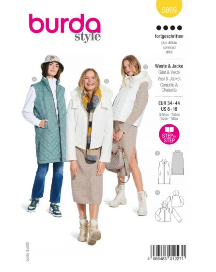 Gilet & veste n°5869 Automne/Hiver 2023