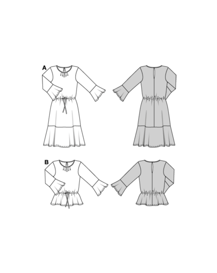Blouse & robe n°5884 Automne/Hiver 2023