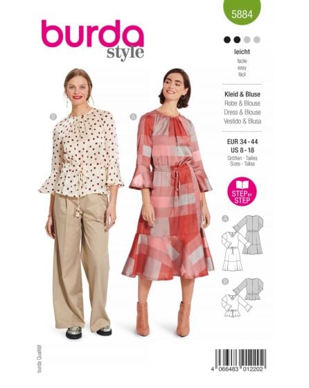 Blouse & robe n°5884 Automne/Hiver 2023