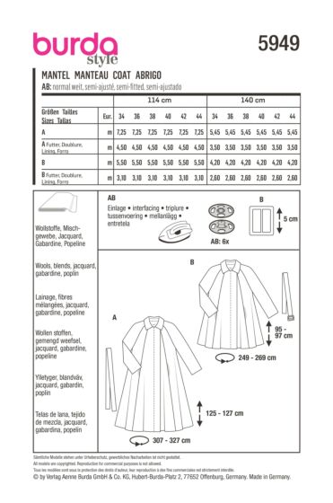 Manteau n°5949 Automne/Hiver 2022