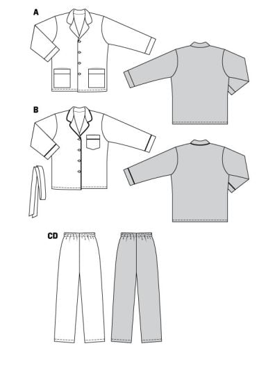 Pyjama unisexe n°5956 Automne/Hiver 2022