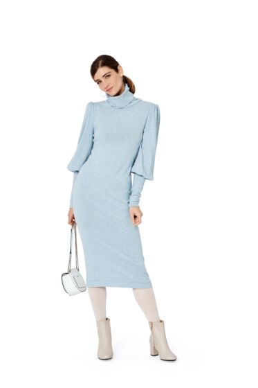 Robe tricot & t-shirt à col roulé n°5972 Automne/Hiver 2022